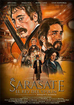 Cartel de Sarasate, el rey del violín