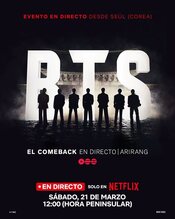 Cartel de BTS: EL COMEBACK EN DIRECTO | ARIRANG