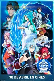 Cartel de That Time I Got Reincarnated as a Slime, La película: Lágrimas del mar celeste