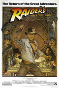 Cartel de Indiana Jones en Busca del Arca Perdida