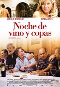 Cartel de Noche de vino y copas