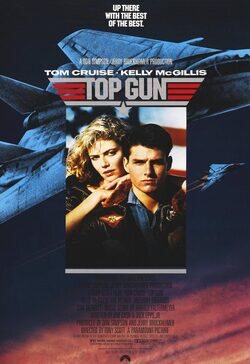 Cartel de Top Gun. Ídolos del aire