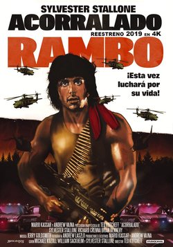 Cartel de Acorralado (Rambo)