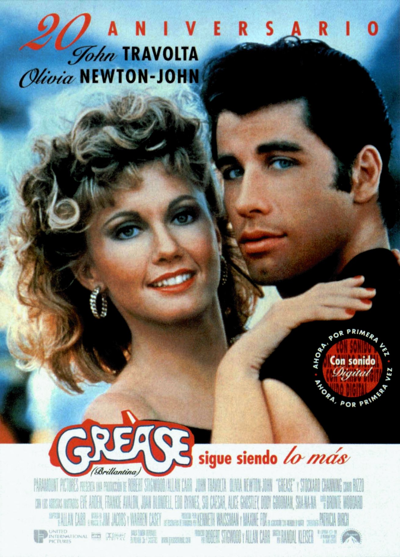 Cartel España de 'Grease' eCartelera