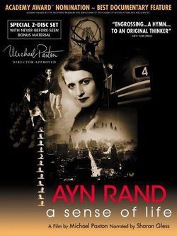 Cartel de Ayn Rand: A Sense of Life