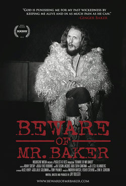 Cartel de Beware of Mr. Baker