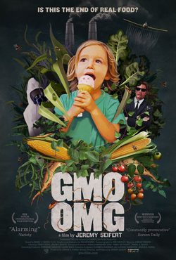 Cartel de OMG: Organismo Modificado Genéticamente