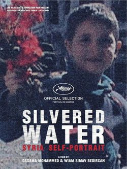 Cartel de Silvered Water (Syria Self-Portrait)