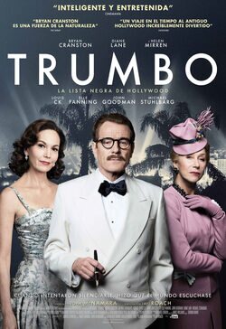 Cartel de Trumbo. La lista negra de Hollywood