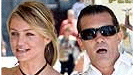 Cameron D�az y Antonio Banderas en Madrid