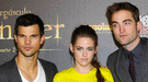 Taylor Lautner, Kristen Stewart y Robert Pattinson estrenan en Madrid Amanecer: Parte 2