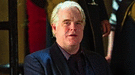 Primer vistazo a Philip Seymour Hoffman como Plutarch Heavensbee en Los Juegos del Hambre: En llamas