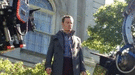 Michael Fassbender levita en una imagen del rodaje de X-Men: Days of Future Past