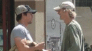 Primer vistazo a Mark Wahlberg en el set de Transformers 4