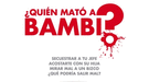 Un coche, un secuestrado, un trozo de pizza y una cuerda: Póster teaser de ¿Quién mató a Bambi?
