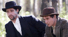 Cartel en castellano de El asesinato de Jesse james por el cobarde Robert Ford