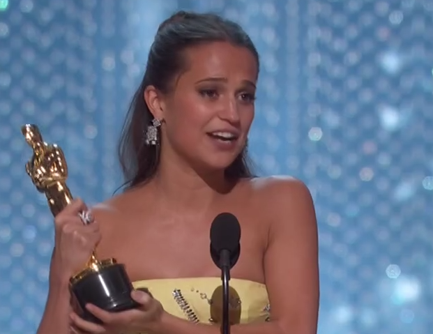 Alicia Vikander gana Mejor Actriz Secundaria