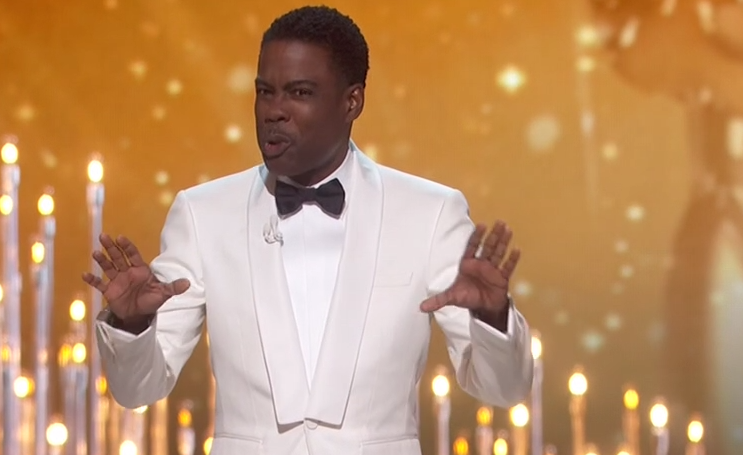 Chris Rock presentando la 88 Edición de los Oscars 2016