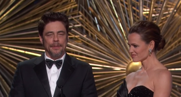 Benicio del Toro y Jennifer Garner presentan películas nominadas