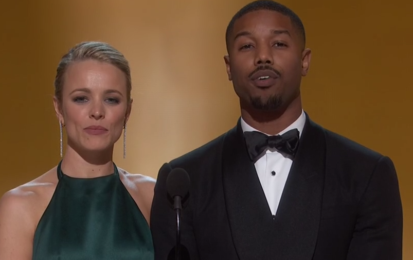 Rachel McAdams y Michael B Jordan presentan Mejor Fotografía