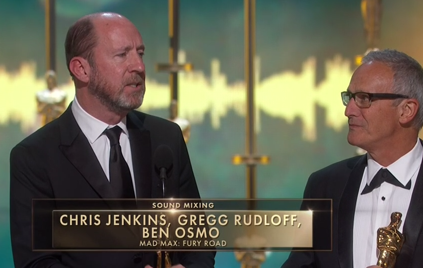 Mejor Mezcla Sonido 'Mad Max'