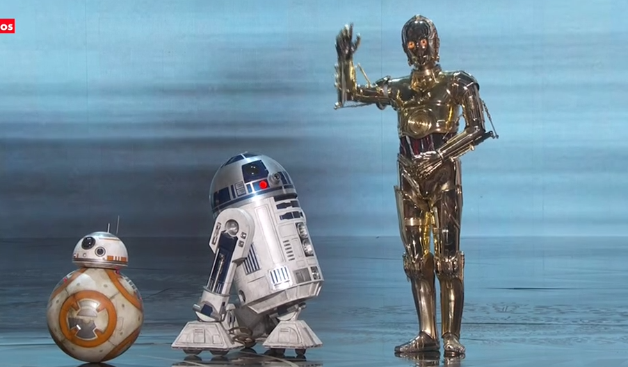C3PO, R2D2 y bb8