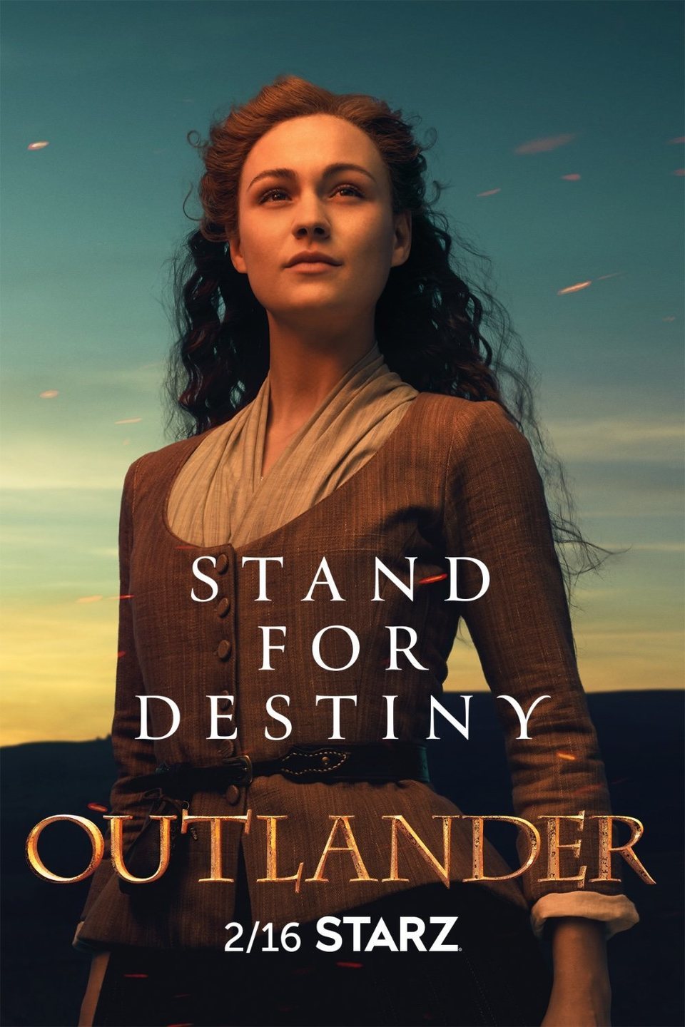 Cartel Temporada 5 - Brianna de 'Outlander'