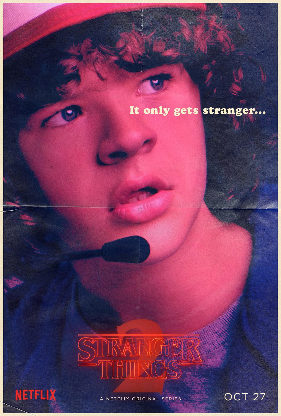 Dustin Henderson - Temporada 2 - Carteles de 'Stranger Things'