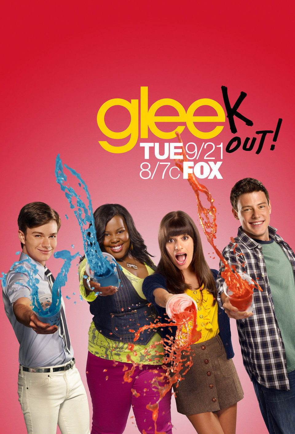Cartel Temporada 2 de 'Glee'