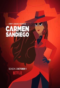 Cartel de Carmen Sandiego