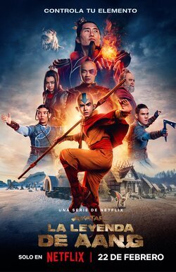 Cartel de Avatar: La leyenda de Aang