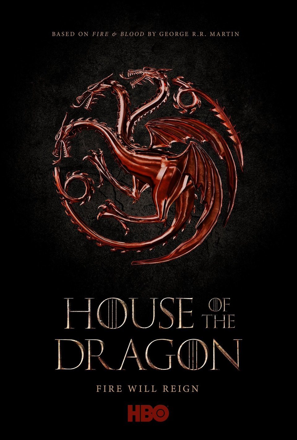 Cartel de La Casa del Dragón - House of the Dragon