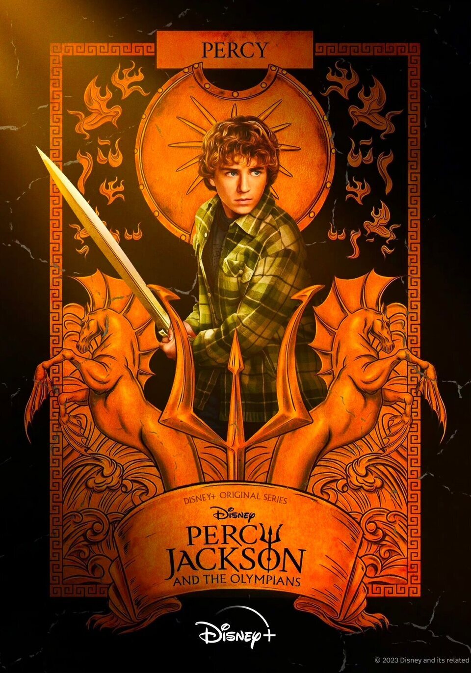 Cartel de Percy Jackson y los dioses del Olimpo - Percy Jackson