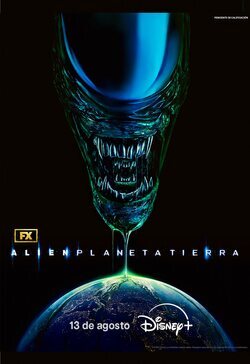 Cartel de Alien: Planeta Tierra
