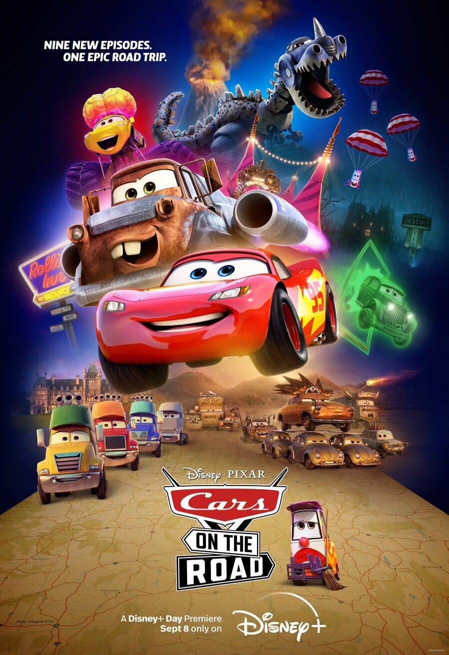 Cartel de Cars: En la carretera - EEUU