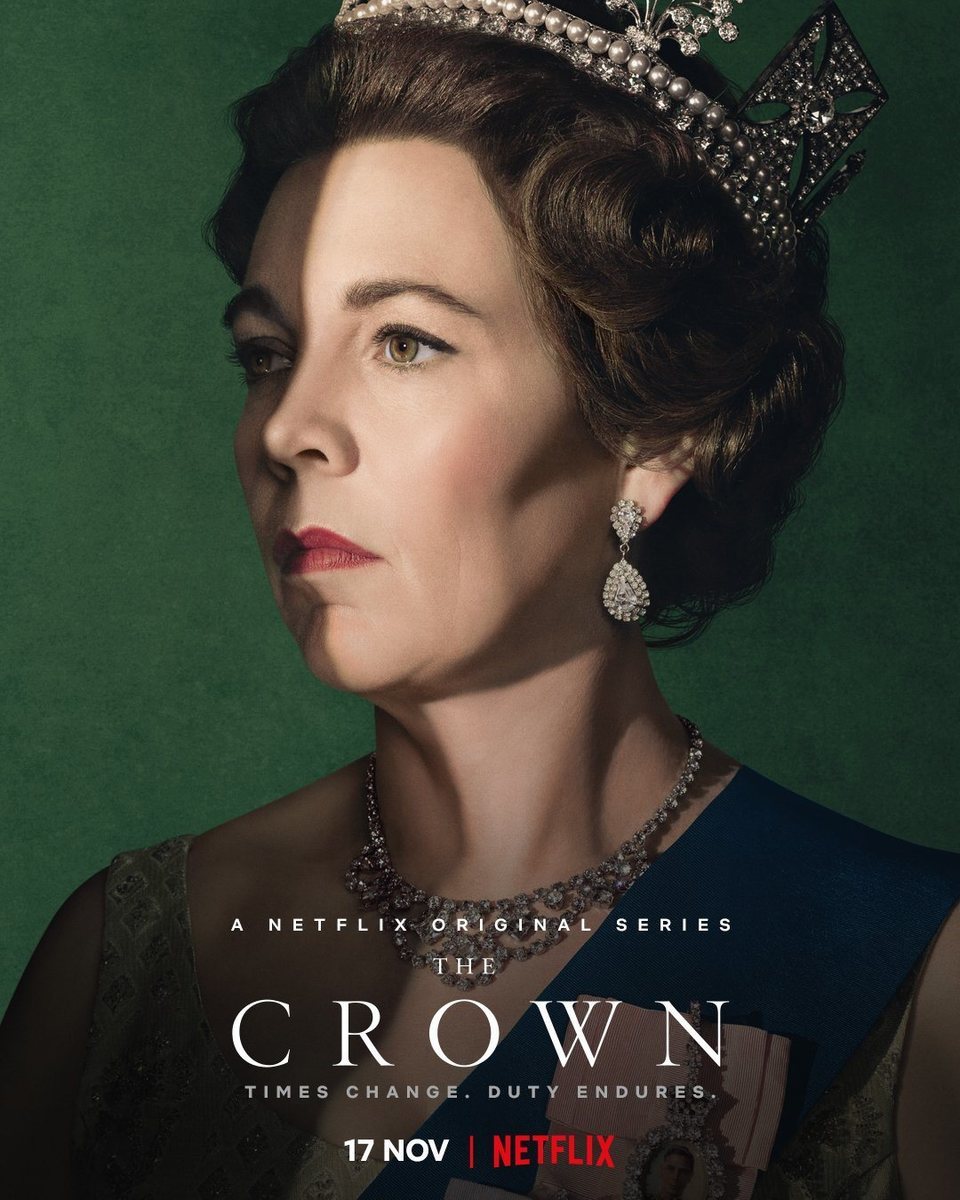 Cartel de The Crown - Temporada 3 - Reina Isabel II