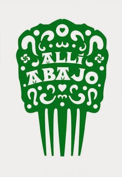 Cartel de Allí abajo