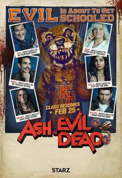 Cartel de Ash vs Evil Dead