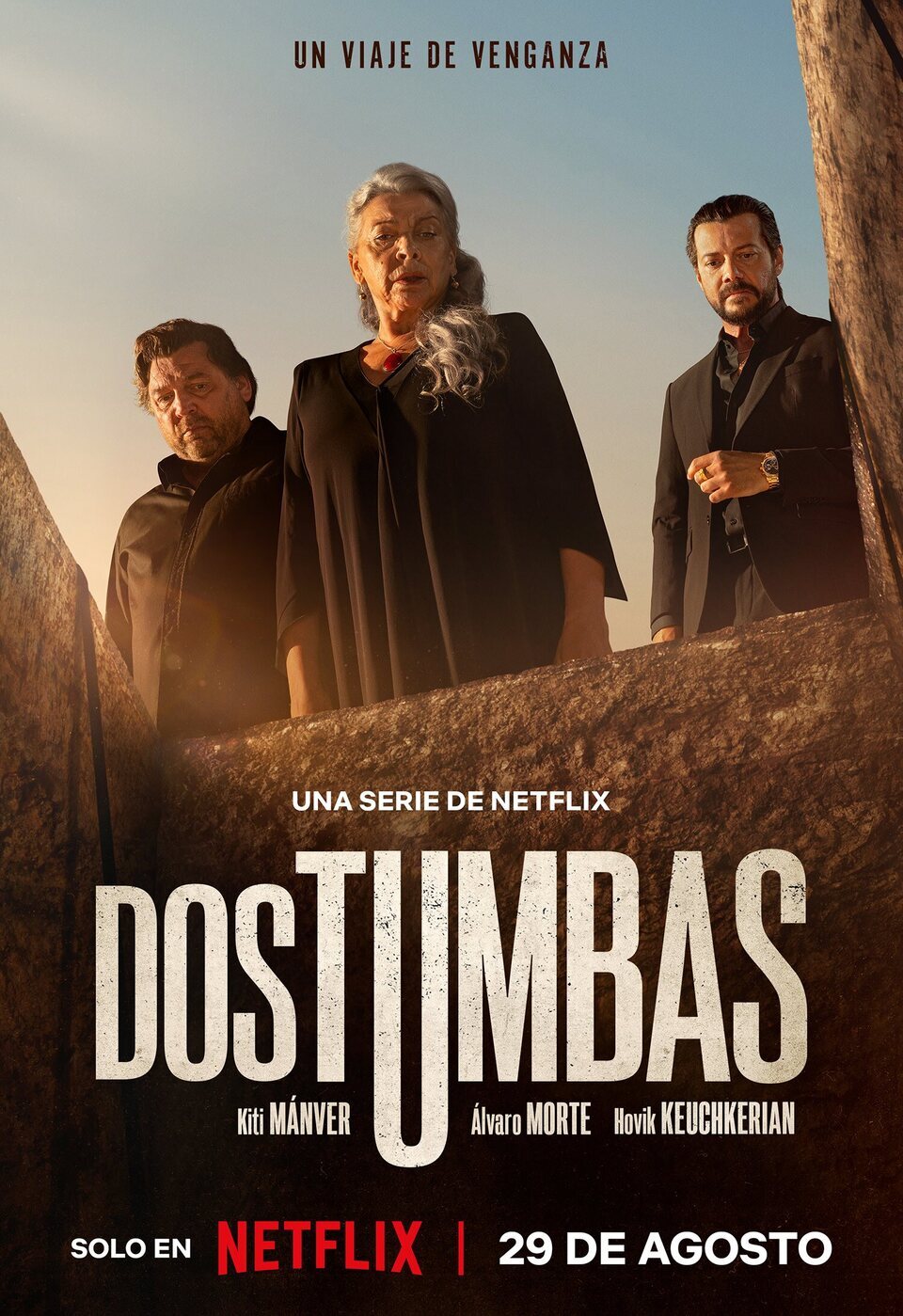 Cartel de Dos tumbas - Cartel oficial