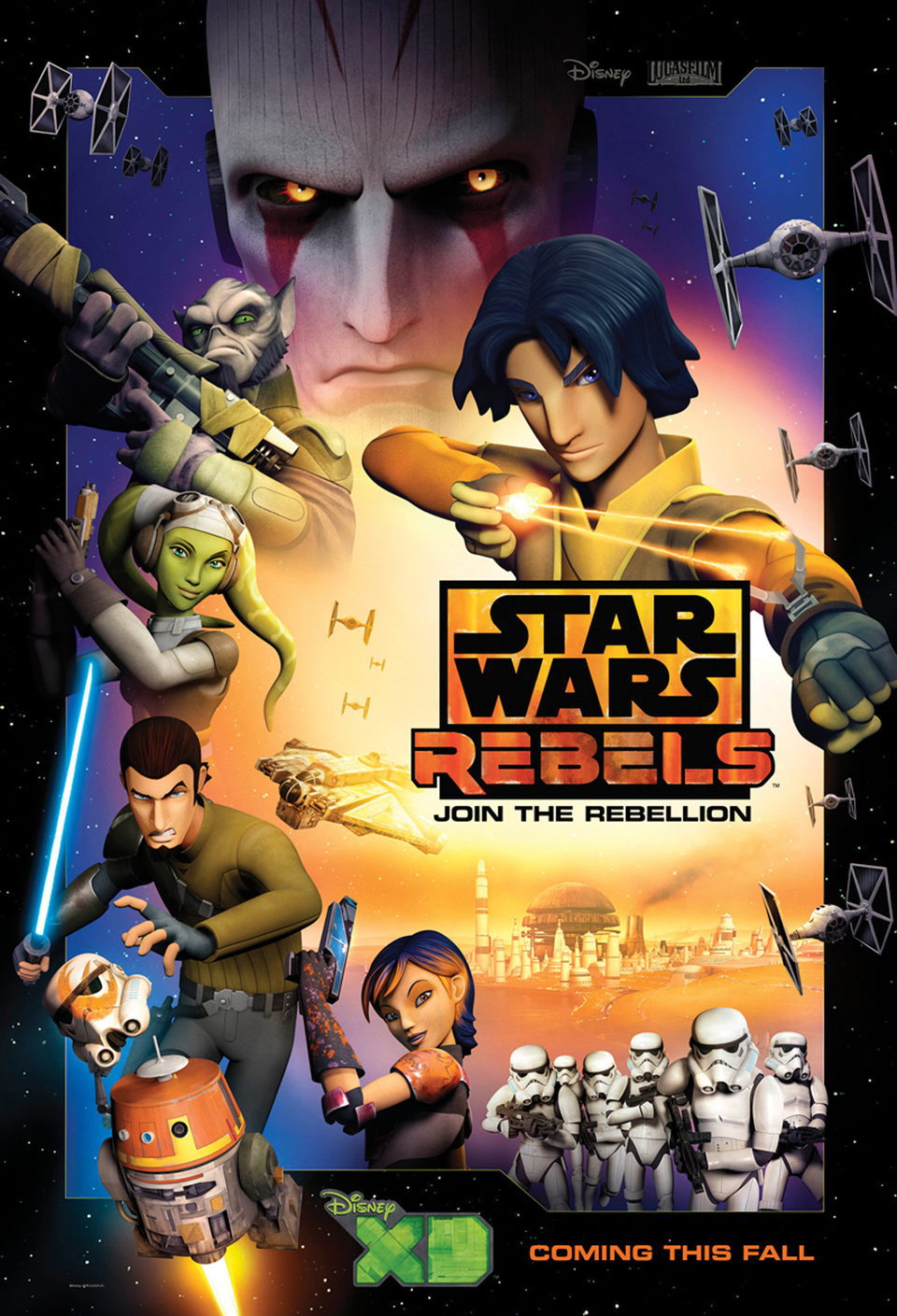 Cartel Temporada 1 de 'Star Wars Rebels'