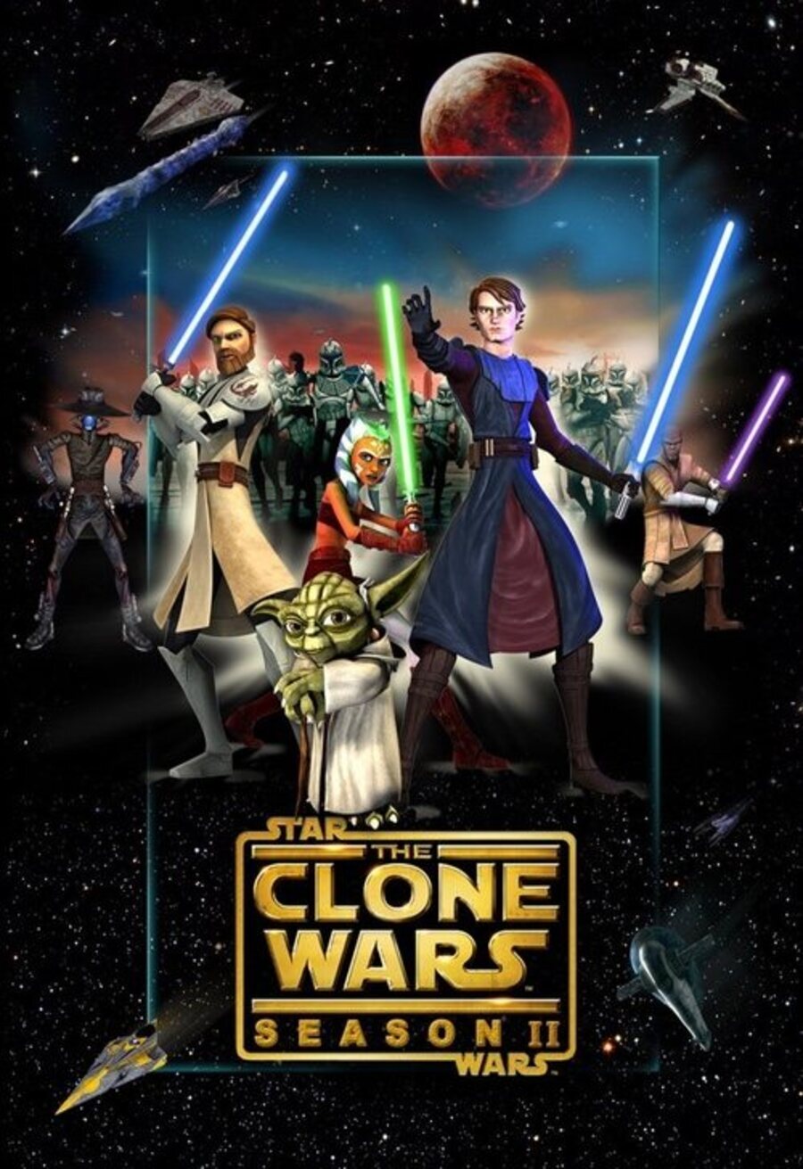 Cartel de Star Wars: Las Guerras Clon - Temporada 2
