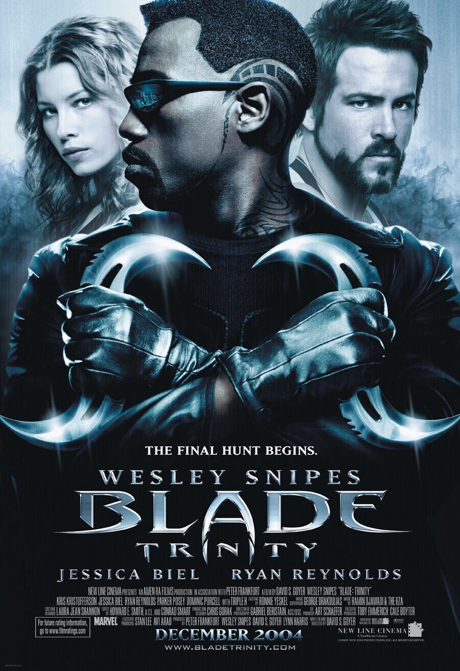 Cartel de Blade: Trinity - Estados Unidos