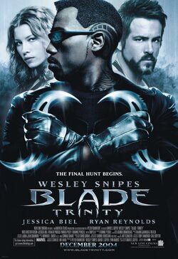 Cartel de Blade: Trinity