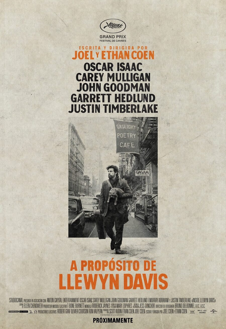 Cartel de A propósito de Llewyn Davis - España