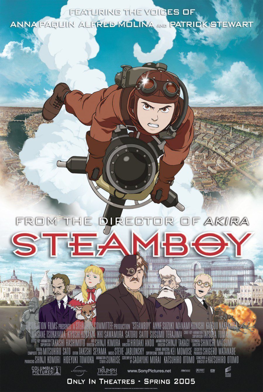 Cartel de Steamboy - Estados Unidos
