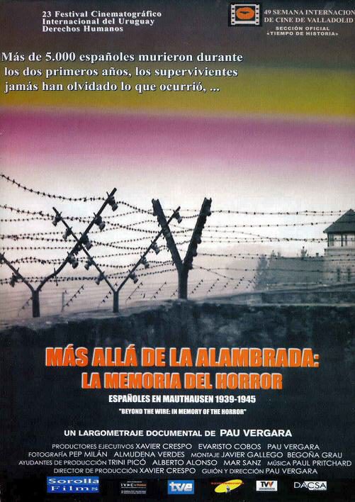 Cartel de Más allá de la alambrada: la memoria del horror - España