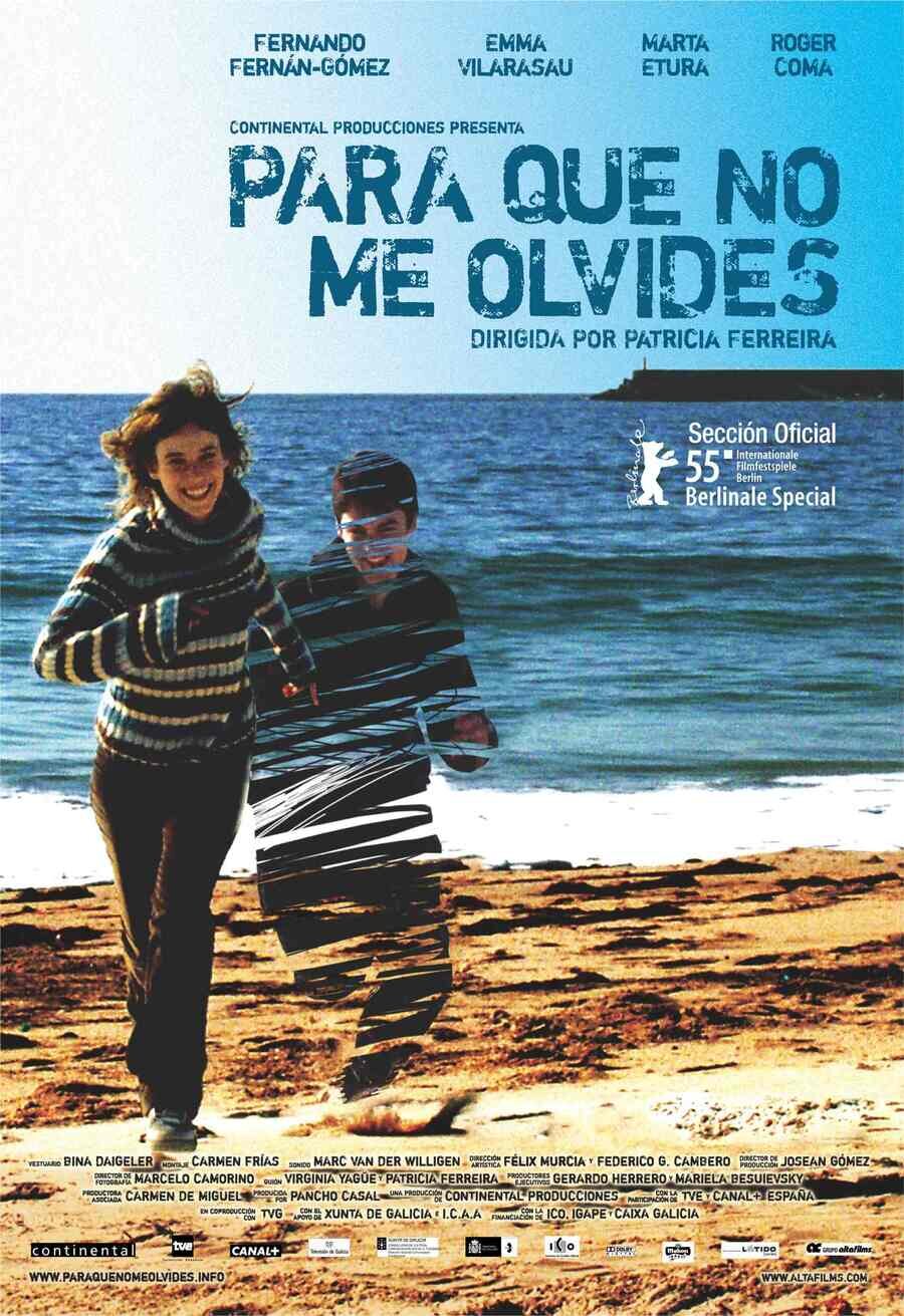 Cartel de Para que no me olvides - España