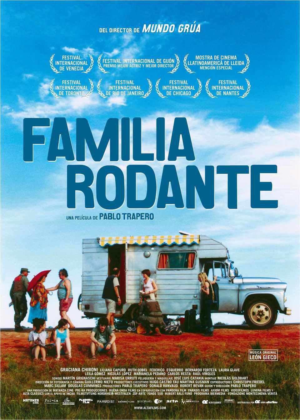 Cartel de Familia rodante - Argentina
