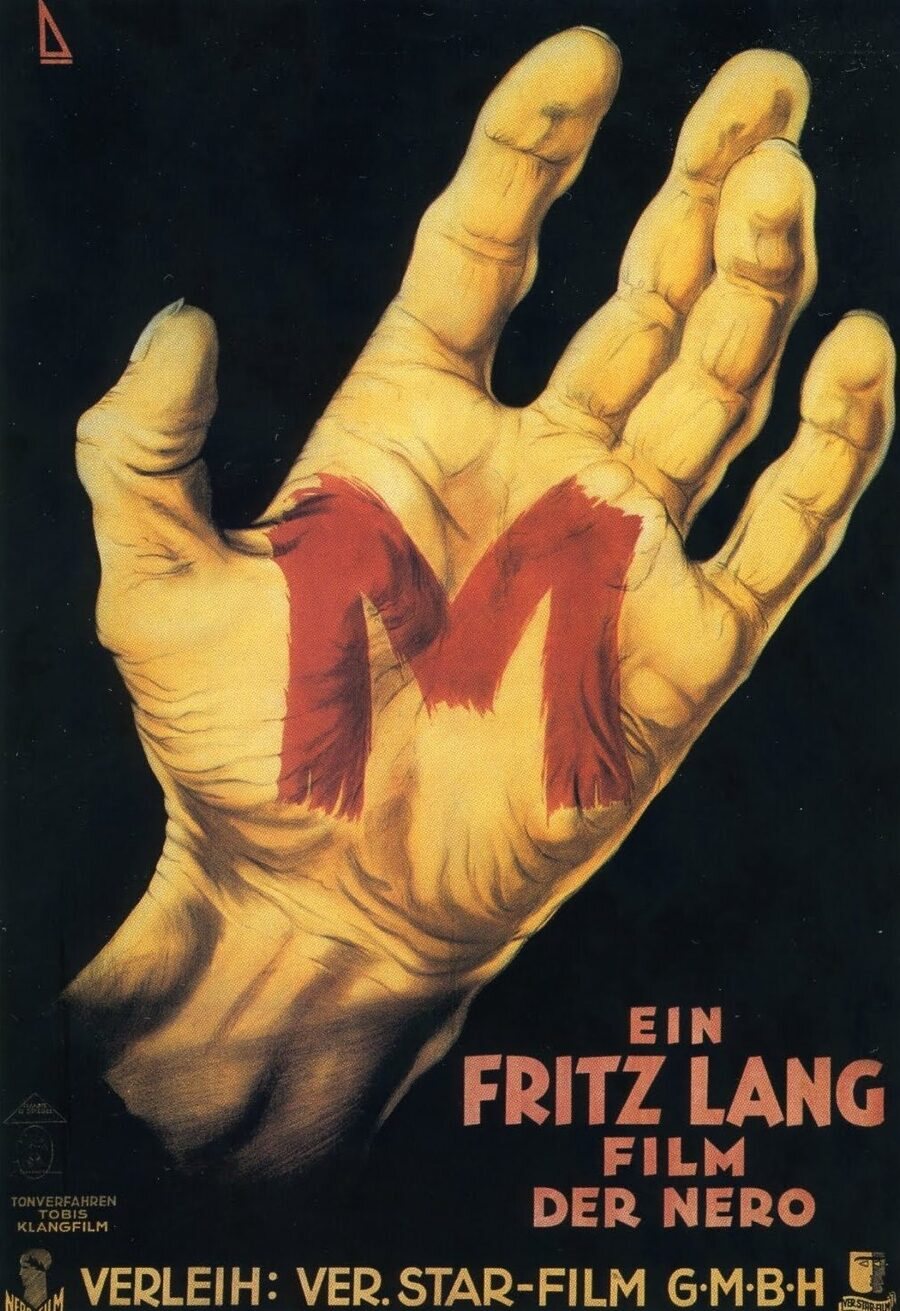 Cartel de M, el vampiro de Düsseldorf - Alemania