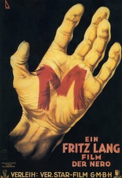 Cartel de M, el vampiro de Düsseldorf